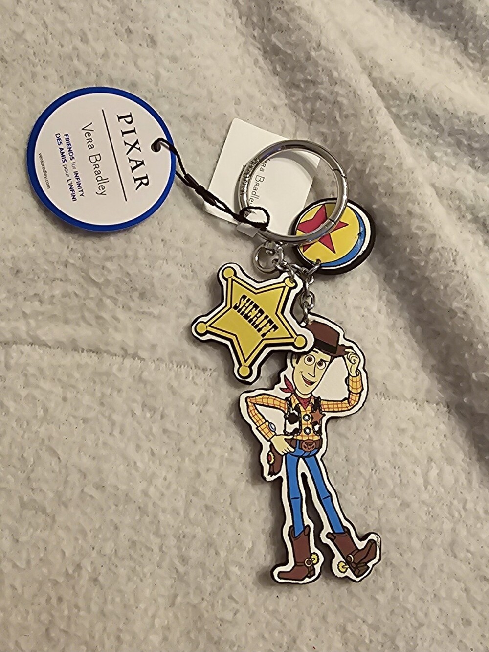 Vera Bradley Disney Pixar Toy Story Woody Bag Charm